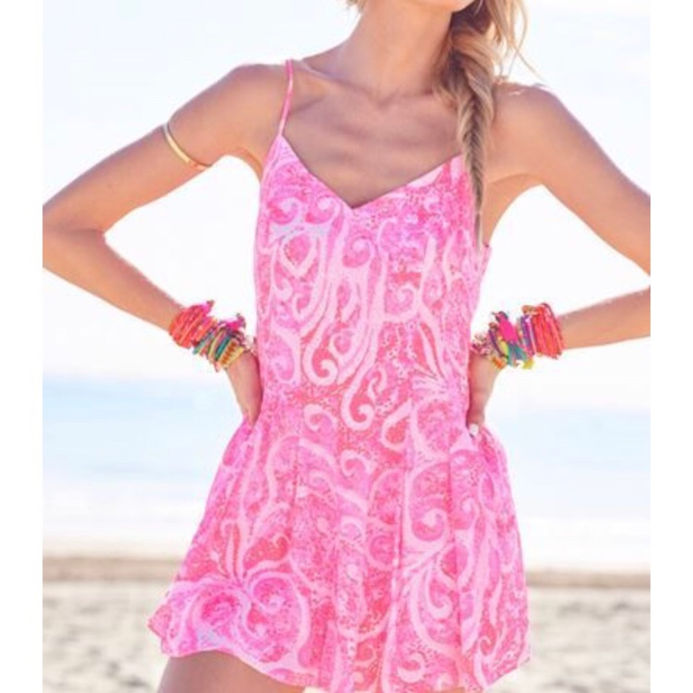 Kyla slip dress romper Lilly Pulitzer